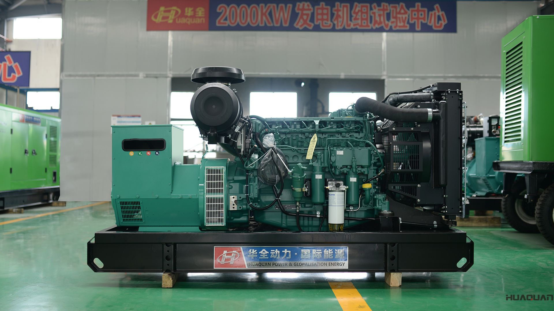 華全動力100kw自動化發電機組于2018年4月25日發往棗莊