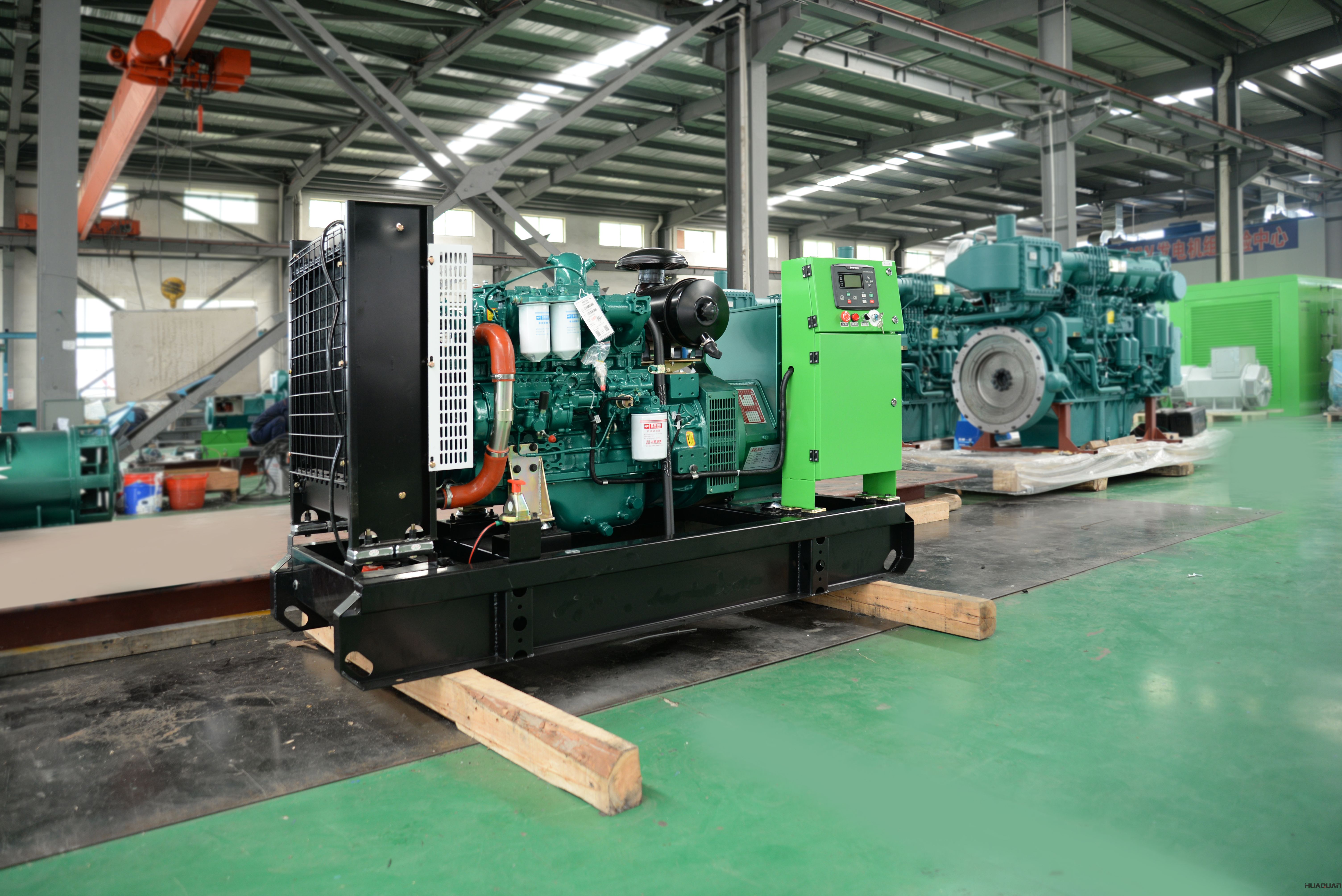 2018年4月6日華全動力60kw發電機組（帶底座油箱）發貨了