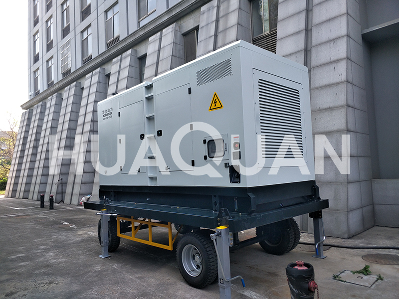 吉林省敦化市建筑工程550kW移動(dòng)式發(fā)電機(jī)組電站項(xiàng)目