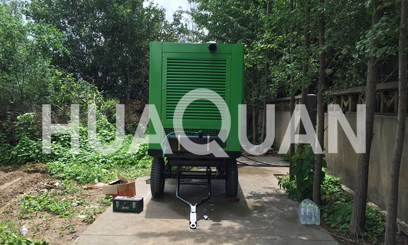 山東濟(jì)南市道路施工350kW移動式發(fā)電機(jī)組電站項(xiàng)目